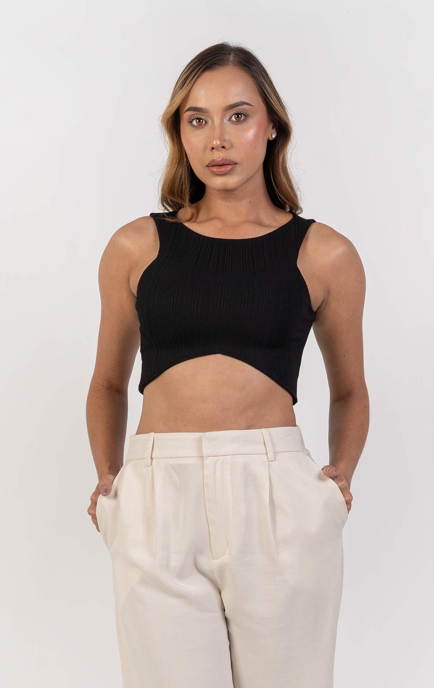 Crop top Lia RIB