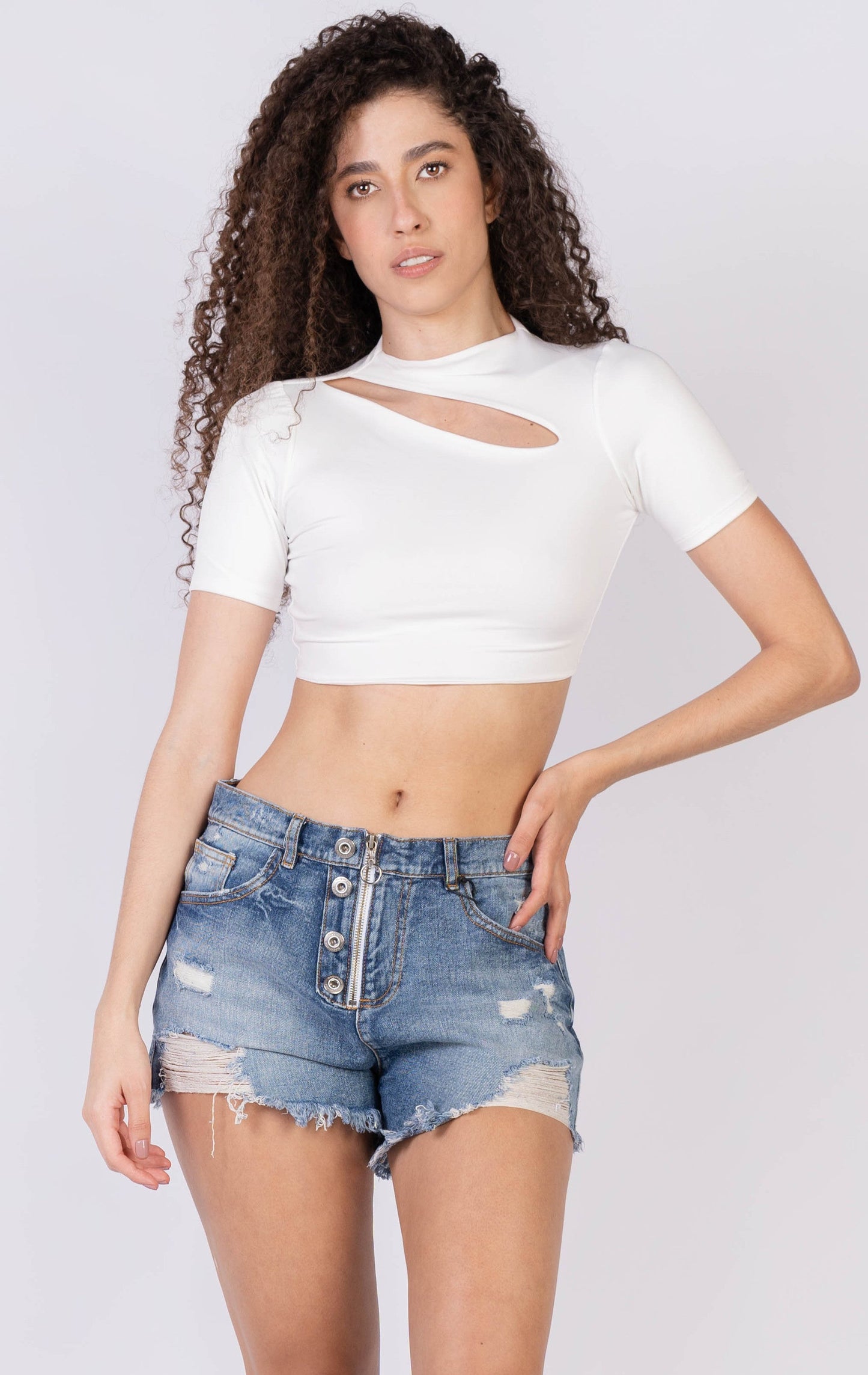 Crop top Violeta