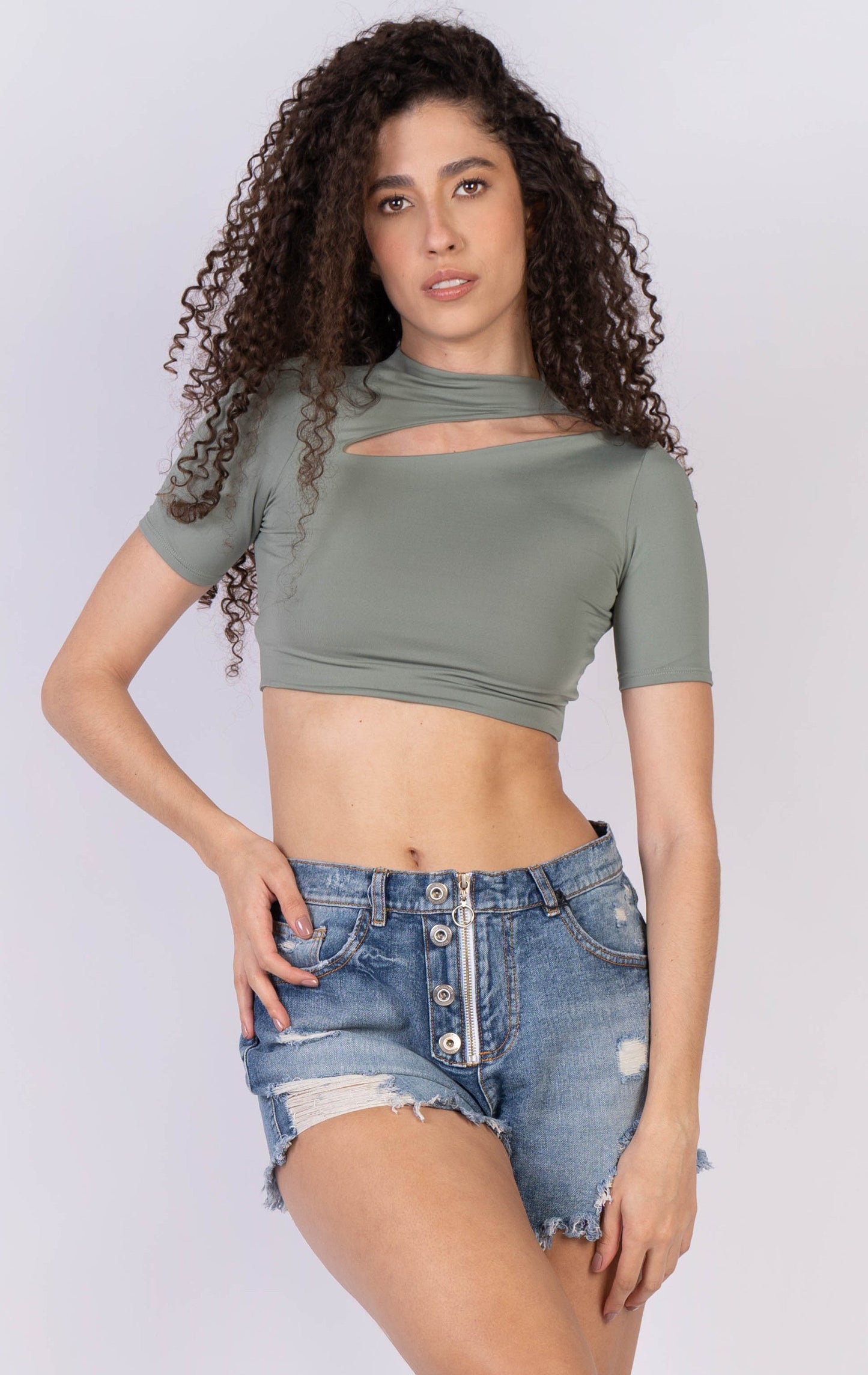 Crop top Violeta