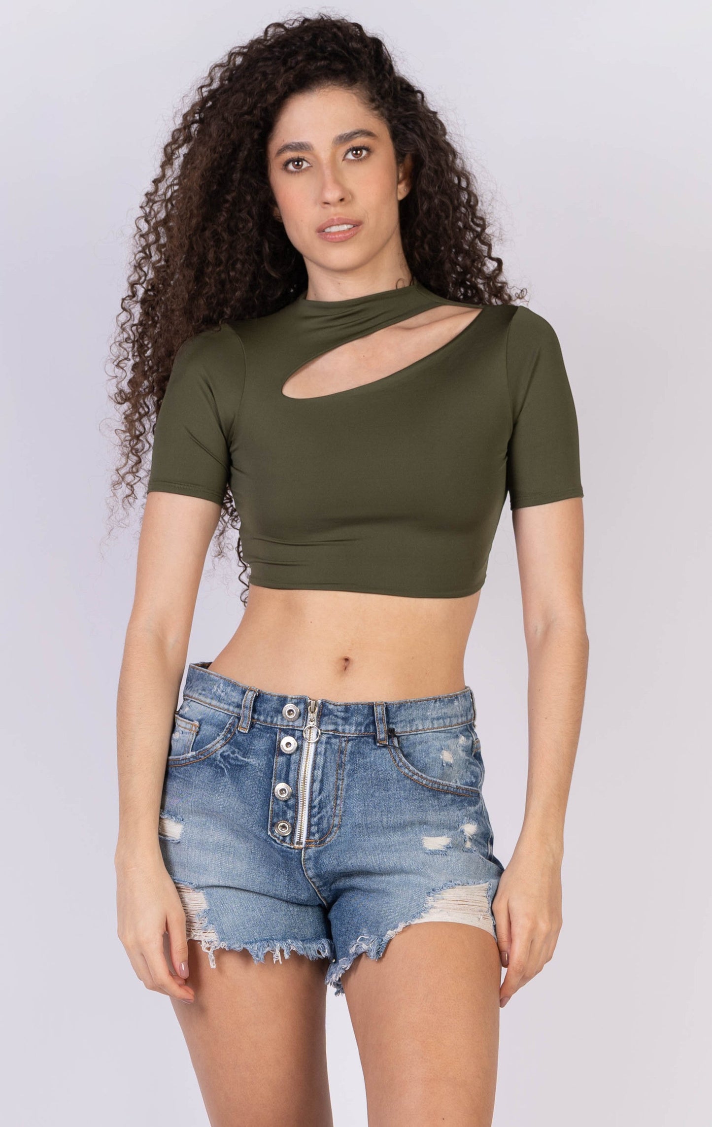 Crop top Violeta